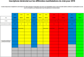 Tableau bénévolat 2018