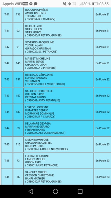 Poules triplettes mixtes La Boule Verte Poules triplettes mixtes La Boule Verte