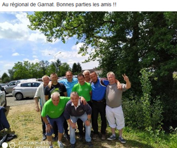 Quelques résultats du week-end : Régional de Garnat