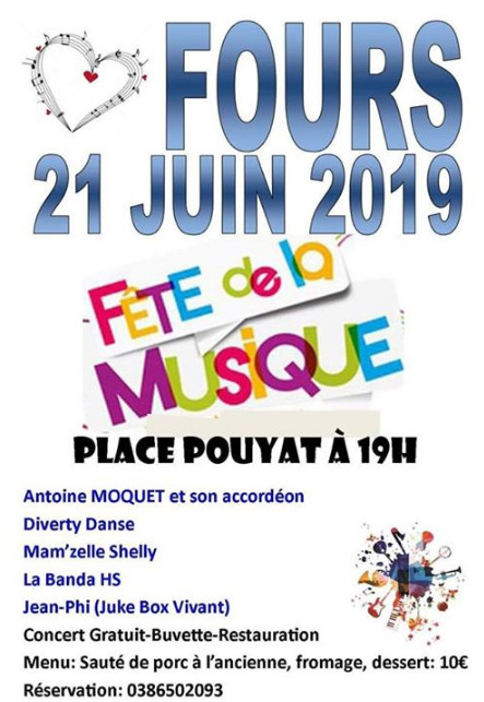 Fête de la musique à Fours Fête de la musique à Fours