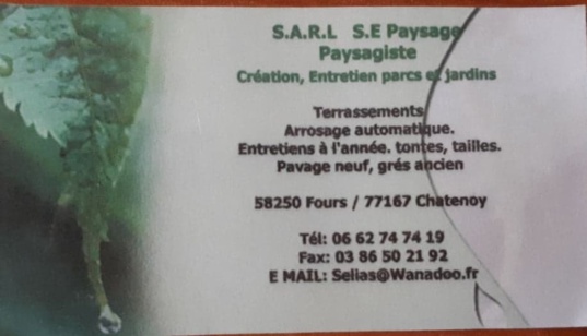 S.E. Paysage à Fours S.E. Paysage à Fours