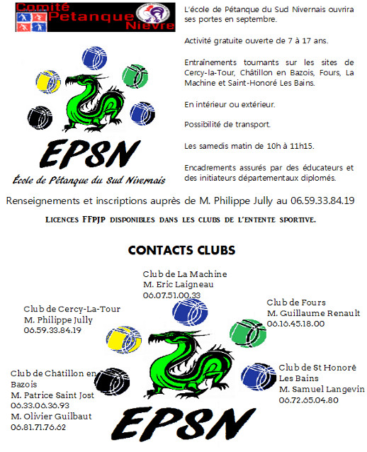 Ecole de pétanque