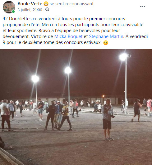 Concours estival du 2 juillet
