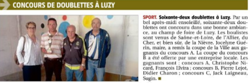 Quelques résultats Quelques résultats