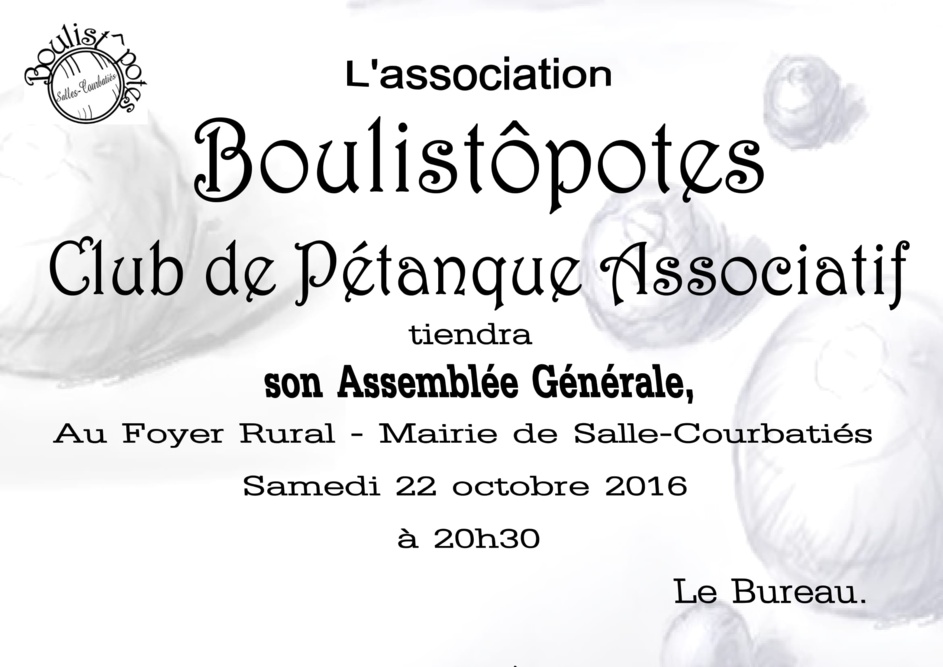 Assemblée Générale Assemblée Générale