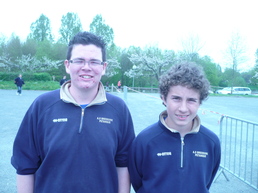 Thibault et Thomas vice champion doublette cadets Thibault et Thomas vice champion doublette cadets