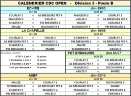 3e Div - Poule  B - Equipe Naudon