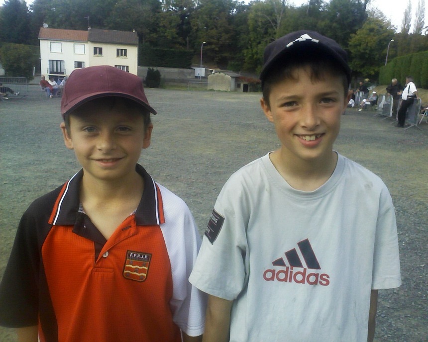 THIBAULT et ALEXIS en finale de la coupe des jeunes minimes