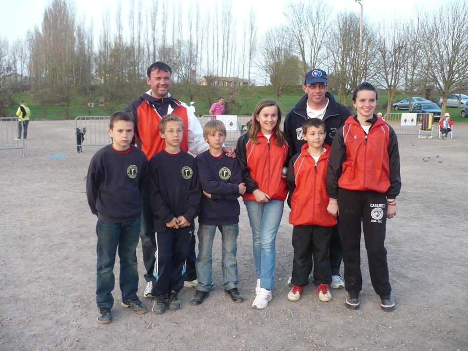 Les finalistes de ce championnat minime