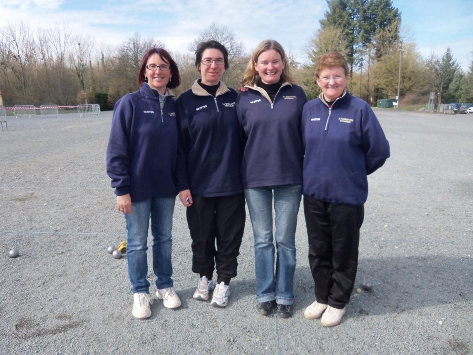 Résultats championnat tête à tête féminin.
