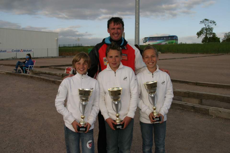 Maxence - Marius - Maxime CHAMPIONS DE LIGUE MINIMES