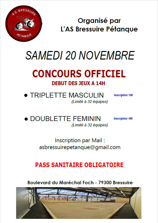 Concours 20 Novembre