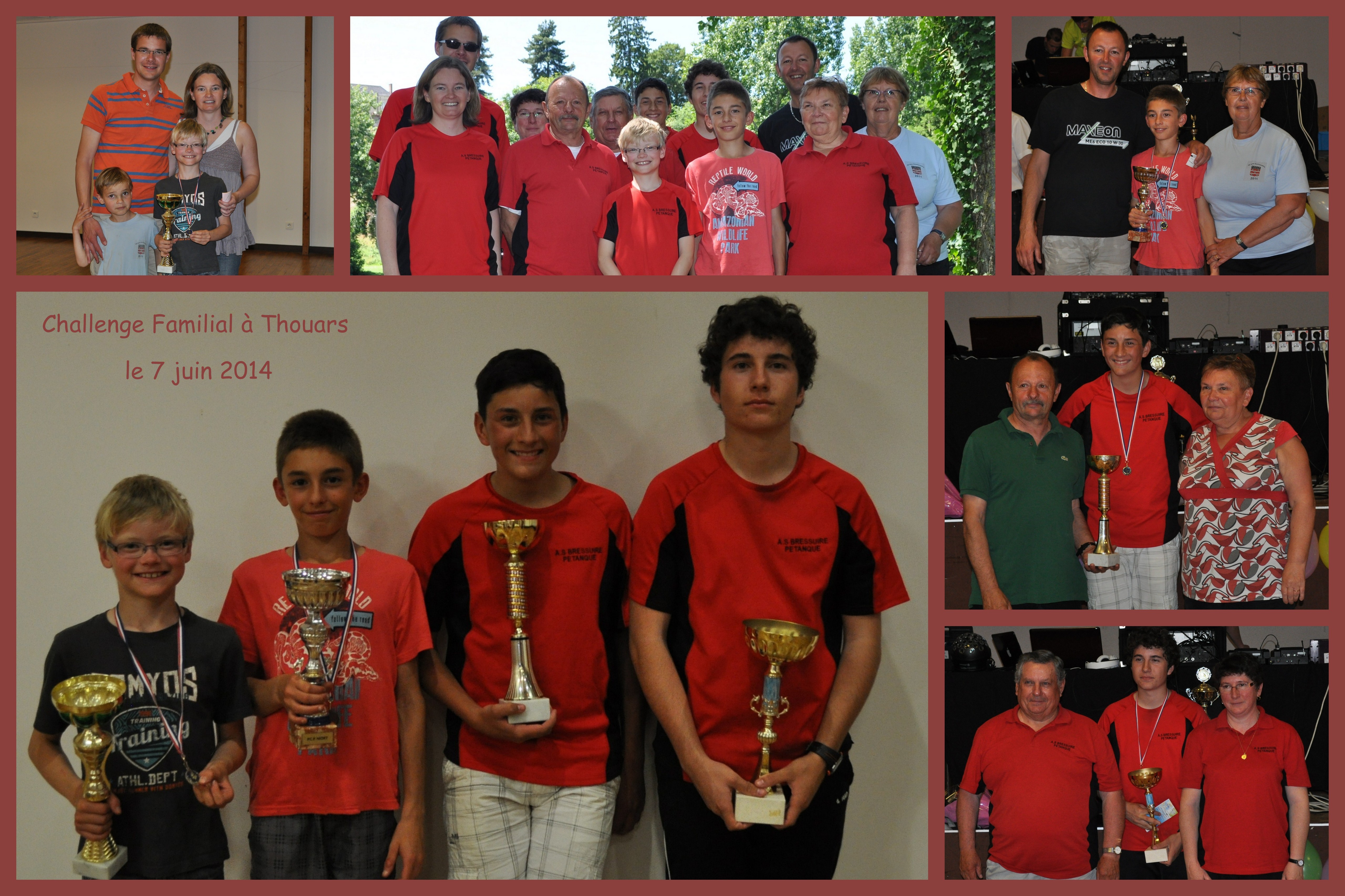 Résultats challenge familial Résultats challenge familial