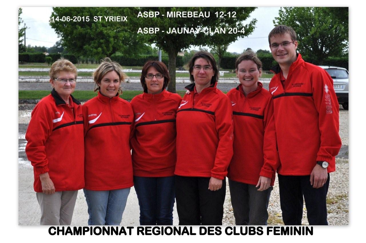 Championnat des clubs régional féminin Championnat des clubs régional féminin