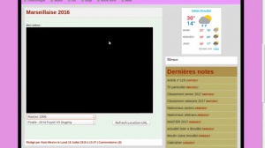 Utilisation rubrique vidéo