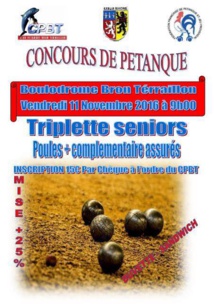 Concours de pétanque Concours de pétanque