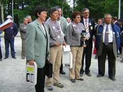 Champ. Aquitaine triplettes CANEJAN 2005