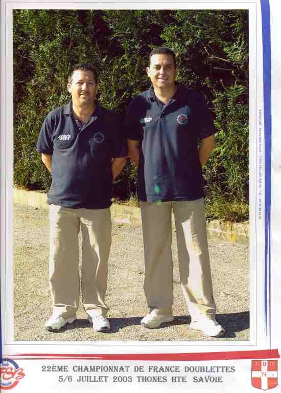 doublette france 2003 doublette france 2003