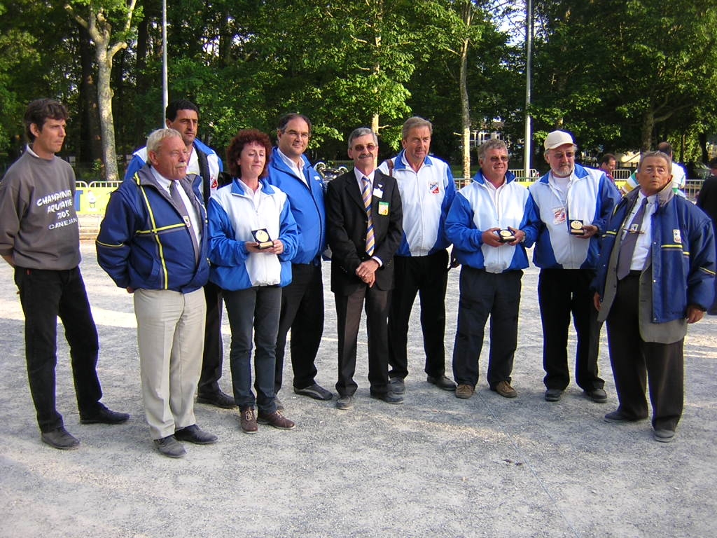 Champ. Aquitaine triplettes CANEJAN 2005 Champ. Aquitaine triplettes CANEJAN 2005