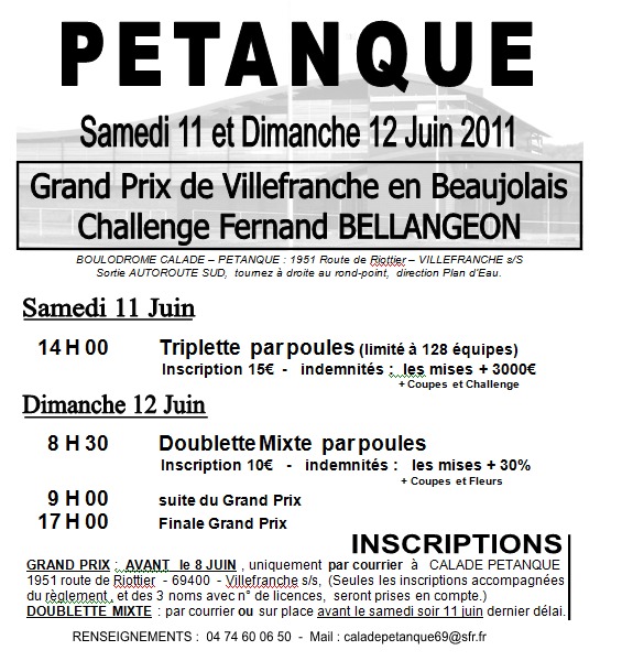 CHALLENGE FERNAND BELLANGEON