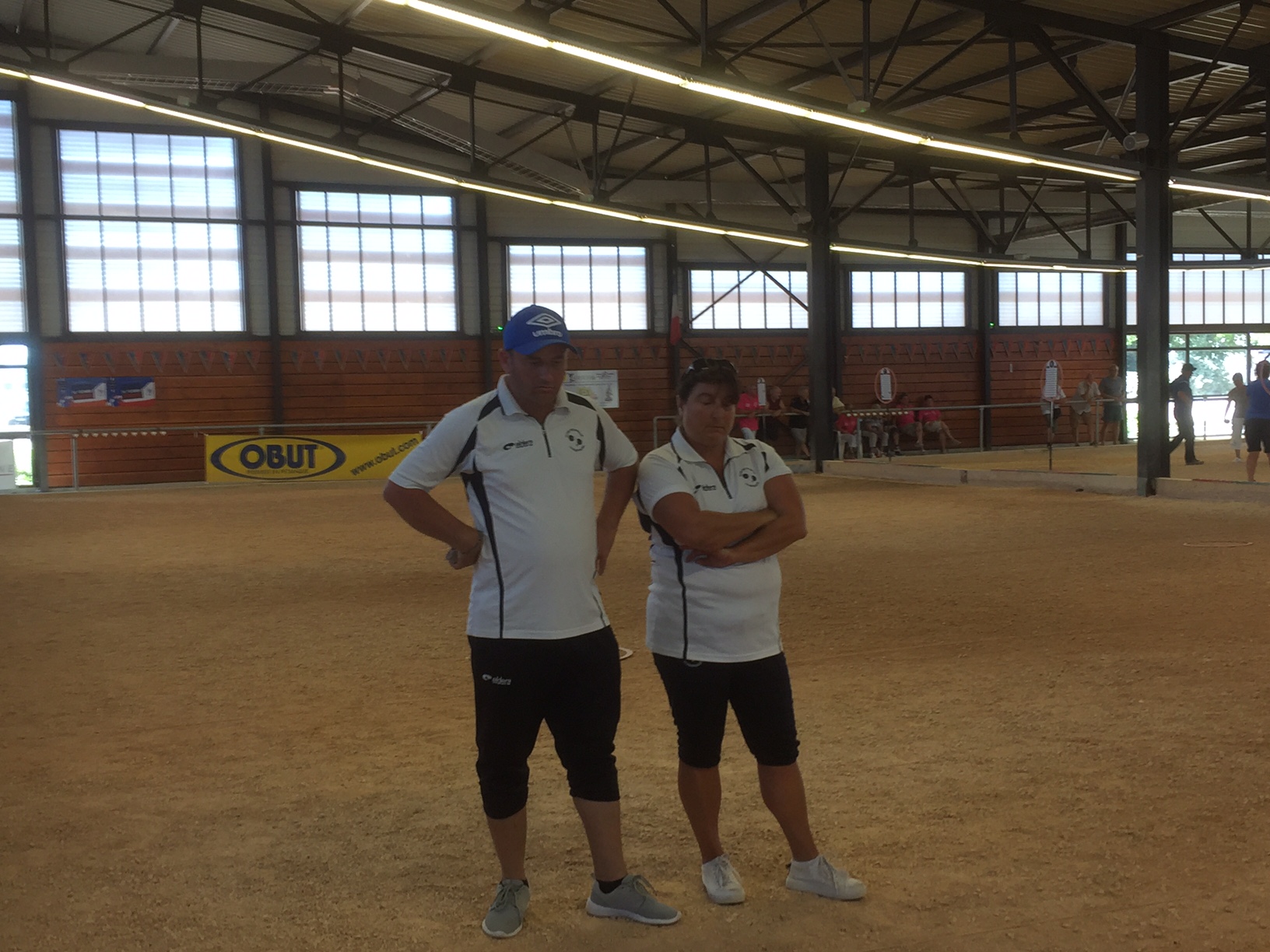 Les vainqueurs du Doublettes Mixtes OLLIER Marie-Thérèse et VALENTE Raphaêl de CHAMPAGNE Les vainqueurs du Doublettes Mixtes OLLIER Marie-Thérèse et VALENTE Raphaêl de CHAMPAGNE