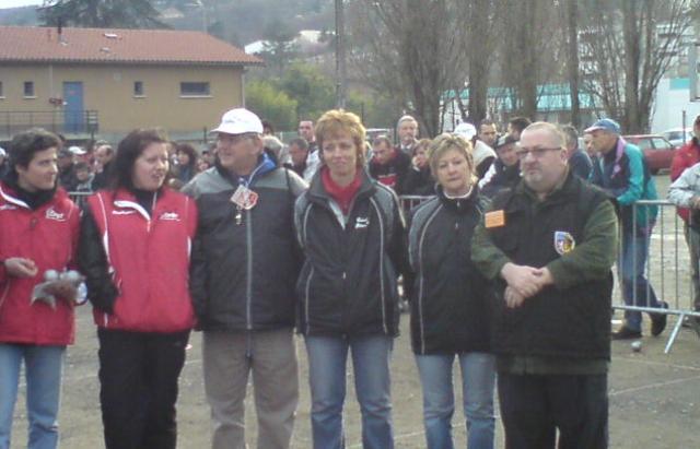 Championnats du Rhône doublettes masculin et féminin