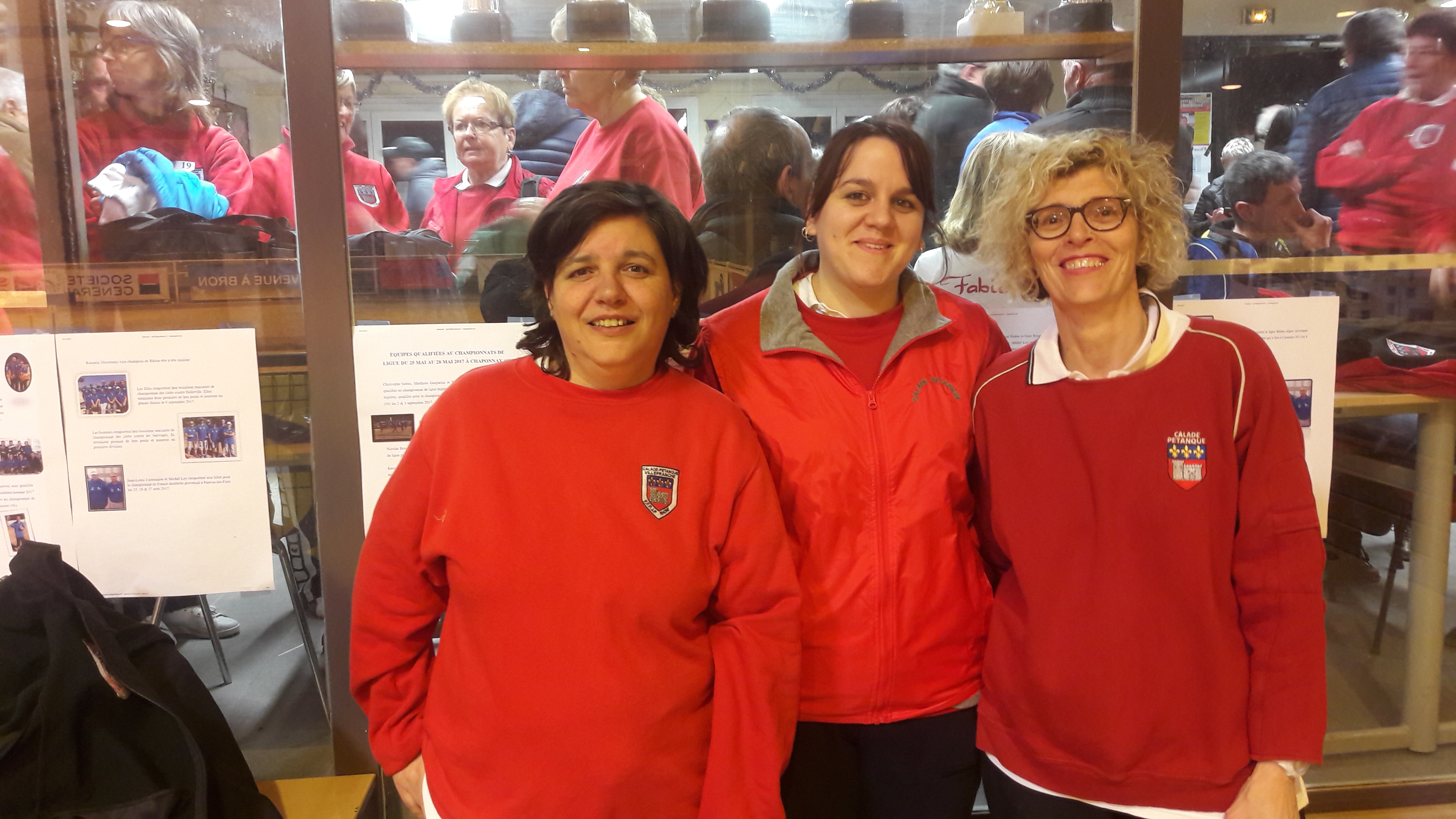 OLLA Peggy - CARCEL Anais - LANGEVIN Corinne qualifiées pour la finale OLLA Peggy - CARCEL Anais - LANGEVIN Corinne qualifiées pour la finale