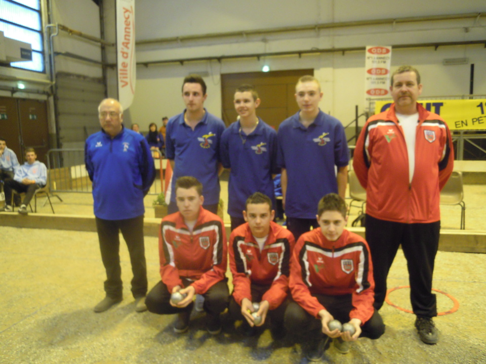 Magnifique résultats de nos juniors qui ont atteind la finale de l'INTERNATIONNAL d'ANNECY battus seulement par l'équipe de FRANCE championne d'europe Magnifique résultats de nos juniors qui ont atteind la finale de l'INTERNATIONNAL d'ANNECY battus seulement par l'équipe de FRANCE championne d'europe