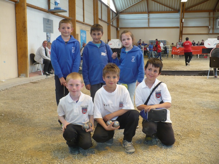 Nos benjamins champions du Rhône LENGLET Jordan - JEANNE E canuts - LAFARGE Evan