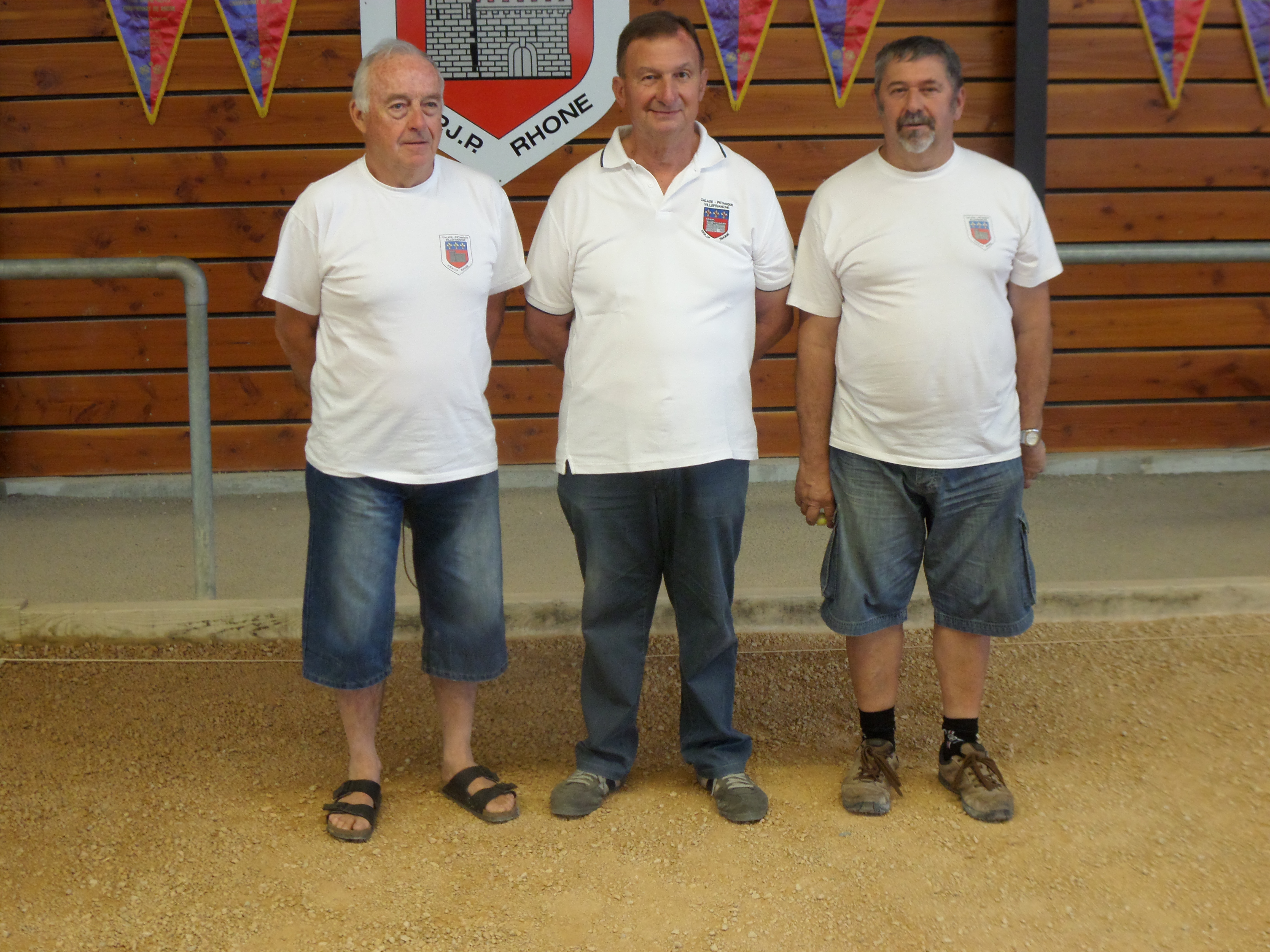 Très belle performence de PEILLON Pierre - FLOURET Pierre et DUFOUR Patrick finaliste du National vétérans