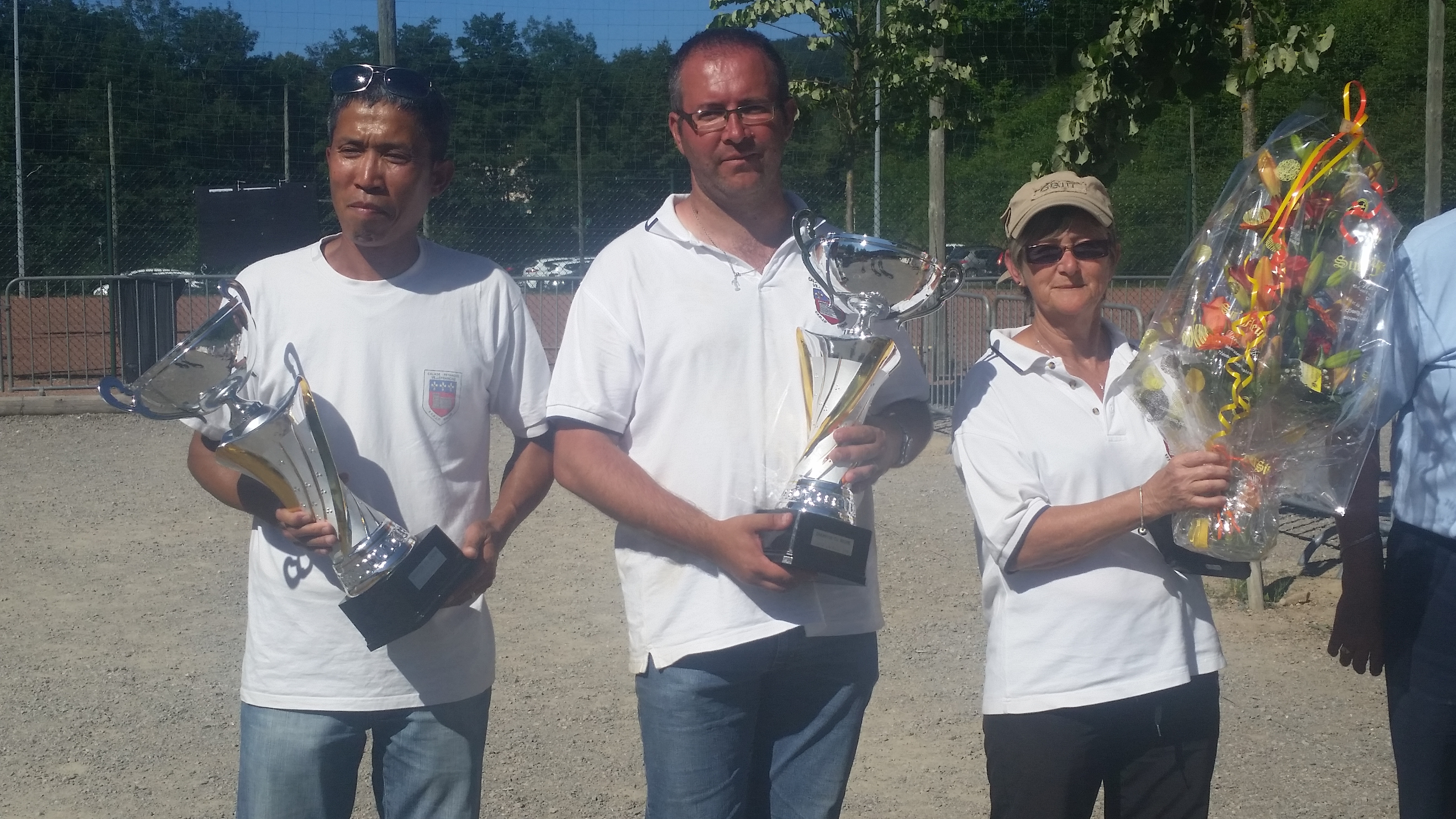 Nos champions PHONGSAVATH Oun - AMBROISE Anthony - CHAVEROT Myriam