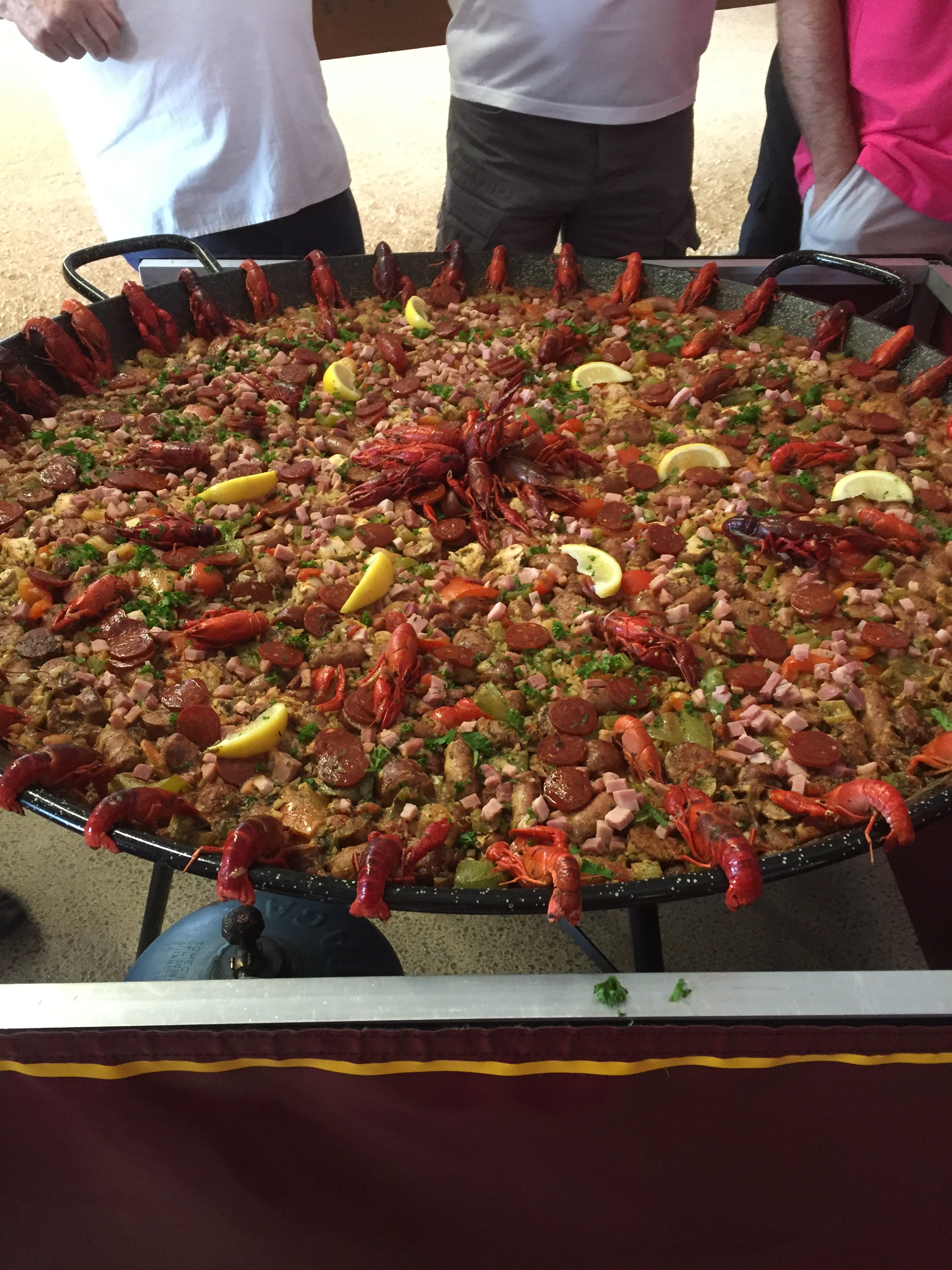 C'était une Jambalaya ; on s'est régalé et Merci à tous pour cette journée