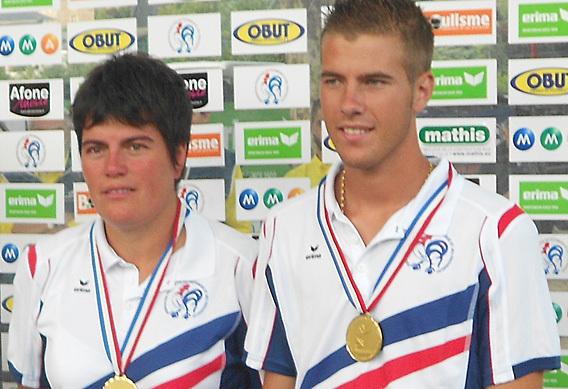 Résultats du Championnat de France Doublettes Mixtes 2012 à Espalion.