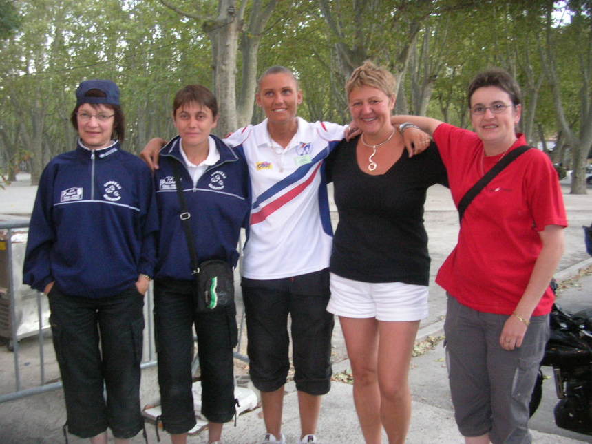 Championnat de France Triplettes Féminines à Beaucaire