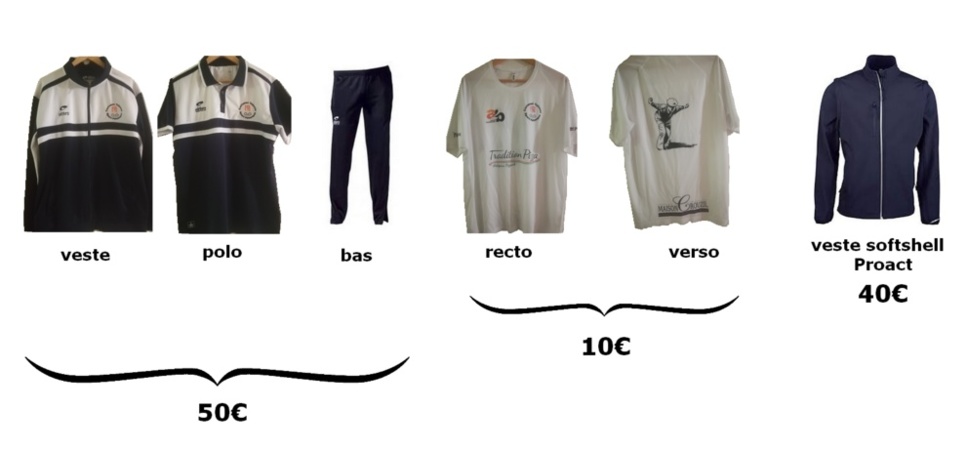 Tenues + Prix et Formulaires Licence 2020 Tenues + Prix et Formulaires Licence 2020