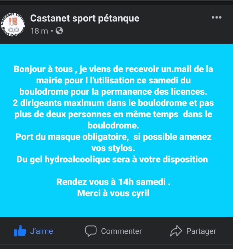 Licence 2021...suite bis