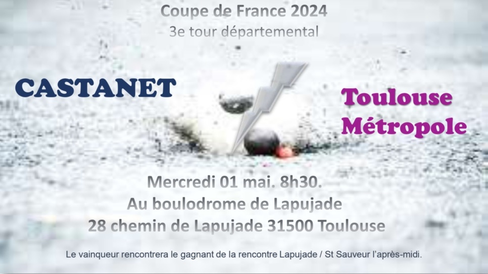 Coupe de France 2024 - 3e tour.