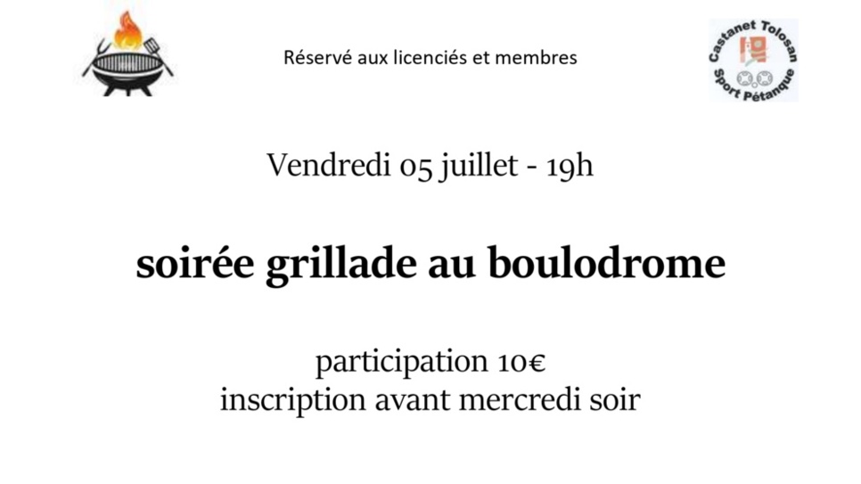 soirée grillade soirée grillade
