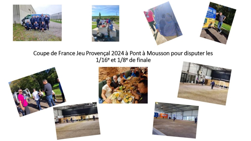 Coupe de France Jeu Provençal 2024 - 1/16e et 1/8e de finale Coupe de France Jeu Provençal 2024 - 1/16e et 1/8e de finale