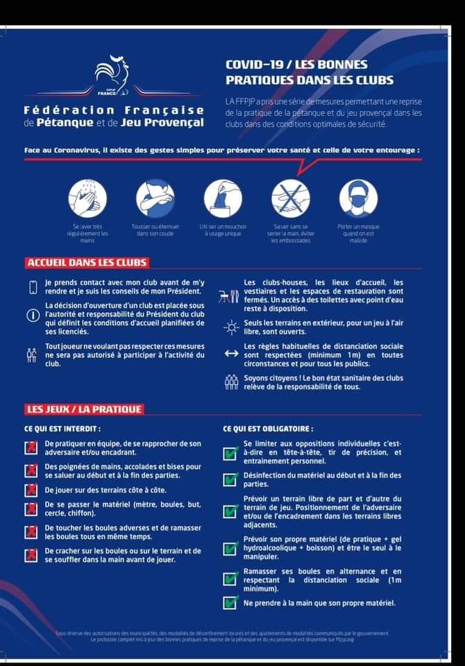 Infos FFPJP - Les bonnes pratiques dans les clubs