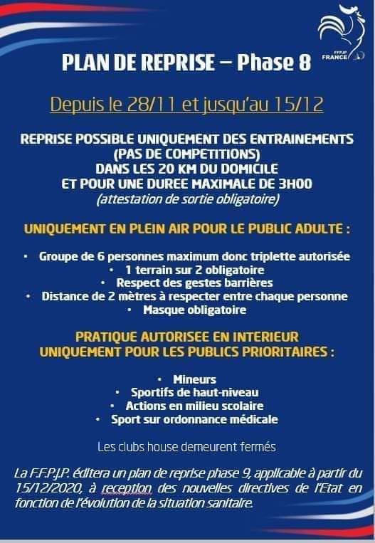 Infos covid - reprise