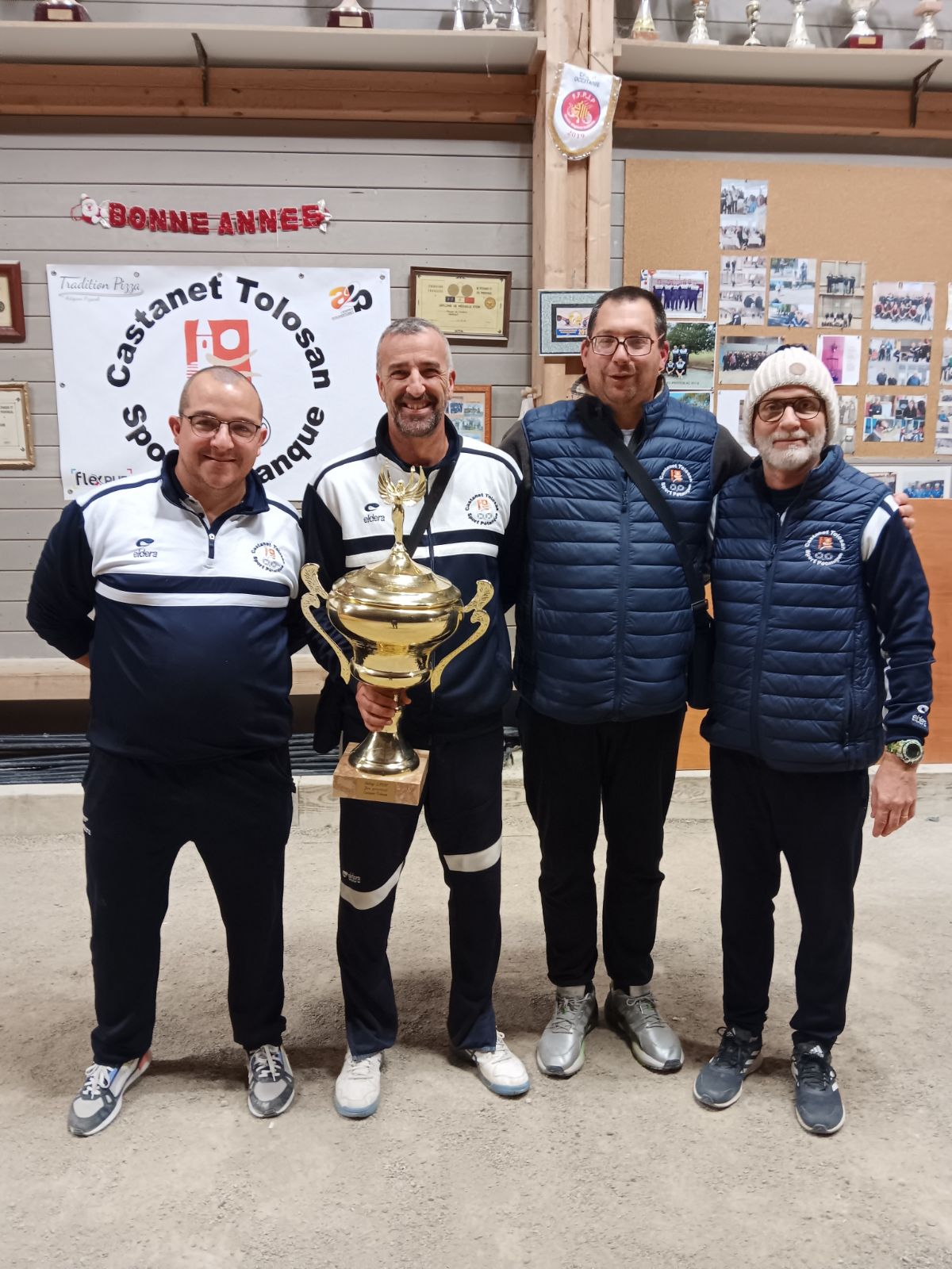 Les vainqueurs : Jérémie Fonta - Frédéric Abruzzo - Cyril Damervalle (Président) Philippe Michel