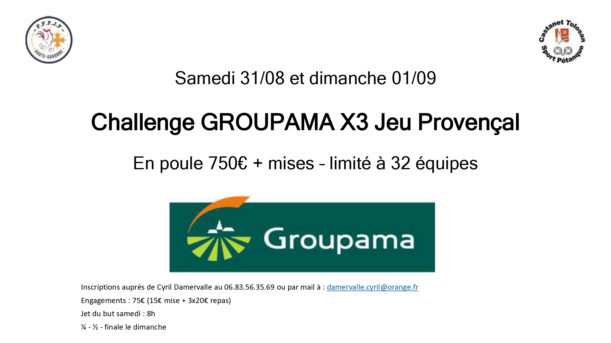 Challenge GROUPAMA Triplette Jeu Provençal Challenge GROUPAMA Triplette Jeu Provençal