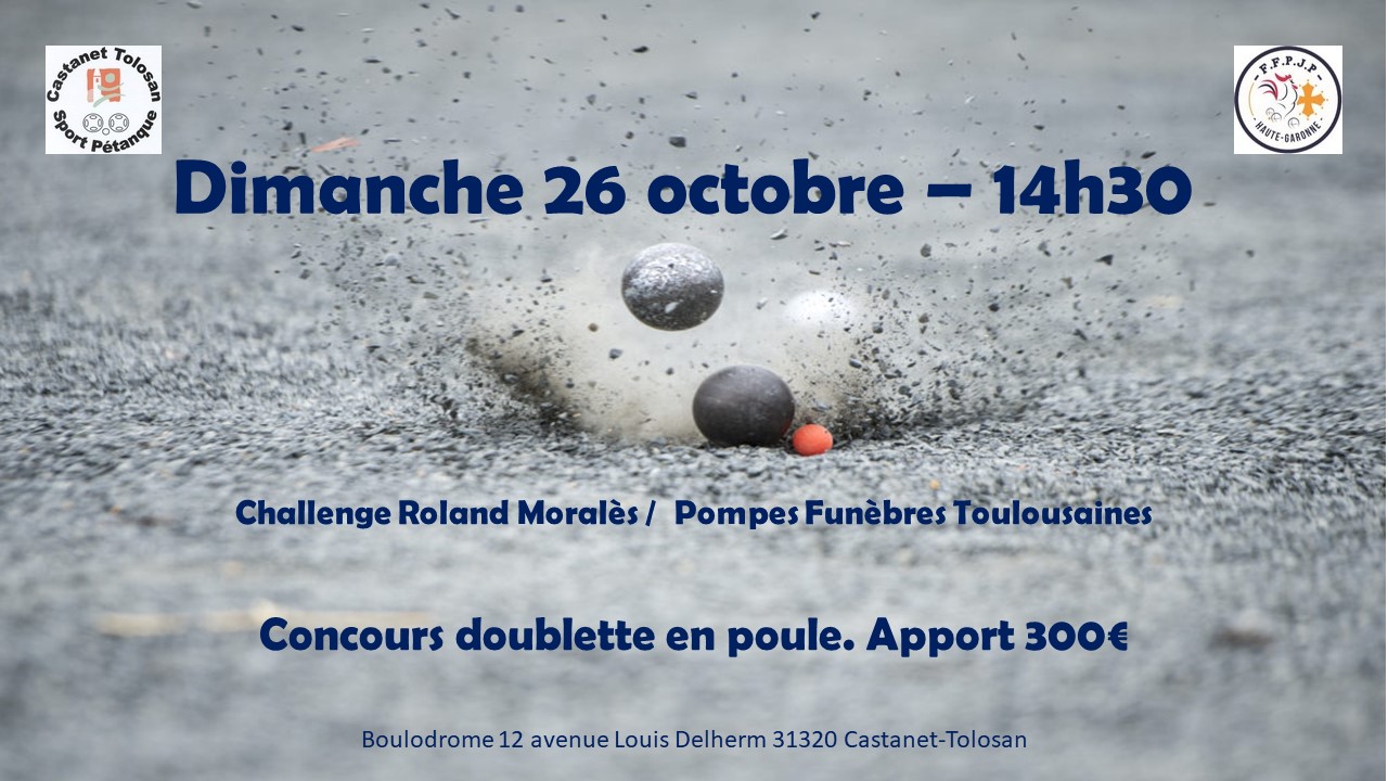 Concours Dimanche 26 Octobre 2025 Concours Dimanche 26 Octobre 2025