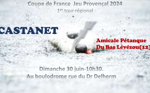 Coupe de France Jeu Provençal 2024