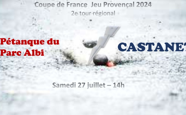 Coupe de France Jeu Provençal 2024 - 2e tour Régional