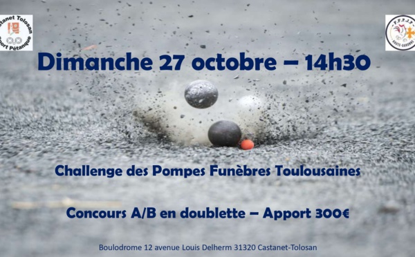 Callenge des Pompes Funèbres Toulousaines Dimanche 27 octobre