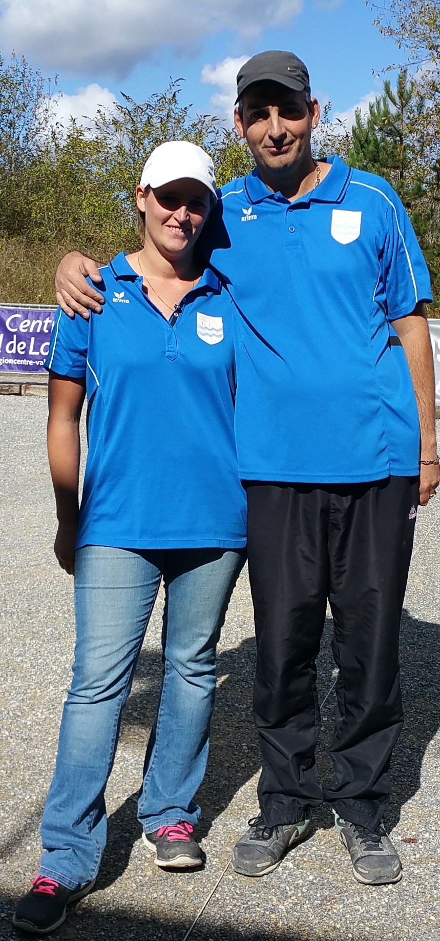 BEDZIECHOWSKI Adeline et LAURENT Cyrille de Ozoir la Ferrière pétanque