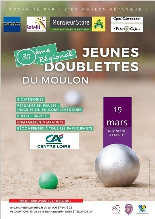 30ème REGIONAL JEUNES DOUBLETTES