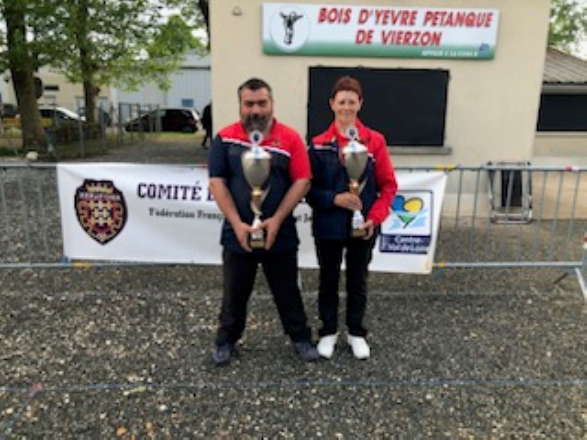 Les Florentais NOELLE KLOCKOWSKI et STEPHANE LAHOUSSINE, CHAMPIONS DU CHER DOUBLETTE MIXTE 2023